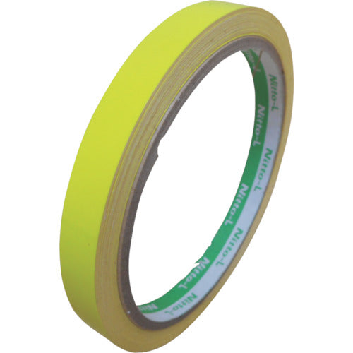 日東エルマテ 蛍光テープ 10mm×5m レモンイエロー
