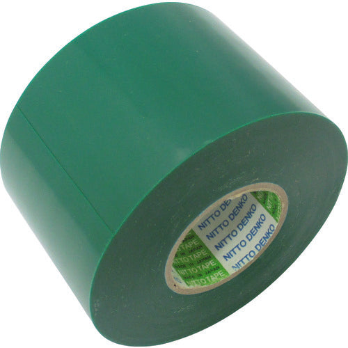 日東 脱鉛タイプビニールテープNo.21S 0.2mm×75mm×20m 緑 2巻入り