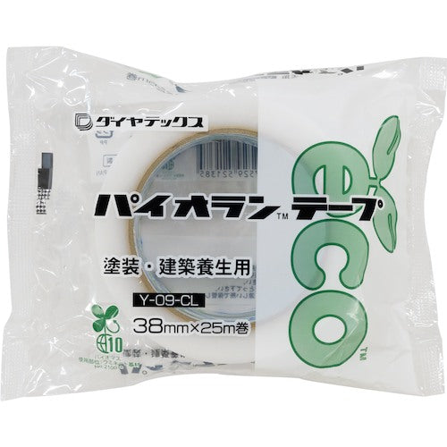 パイオラン 塗装・建築養生用テープ 38mmx25m クリア