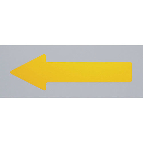 ミドリ安全 ベルデビバ矢印テープ 黄 10枚入