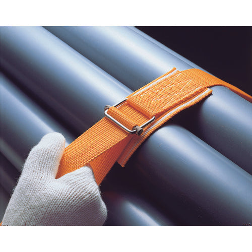 TRUSCO(トラスコ) 簡易結束ベルト くくり帯 20mmX3m 黄