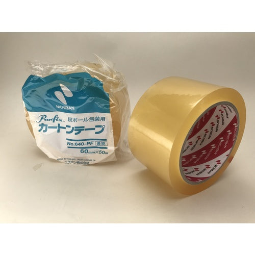 【入荷未定】ニチバン カートンテープ640PF透明ー60mmX50m