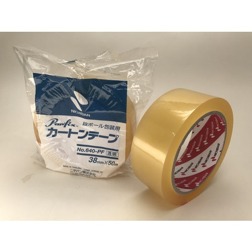 【入荷未定】ニチバン カートンテープ640PF透明ー38mmX50m