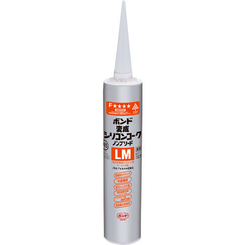 【入荷未定】コニシ 建築用シーリング剤 ボンド 変成シリコンコーク ノンブリード LM 320ml ホワイト