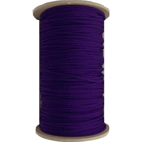 ユタカメイク 江戸打ち紐 紫 約3mm×130m