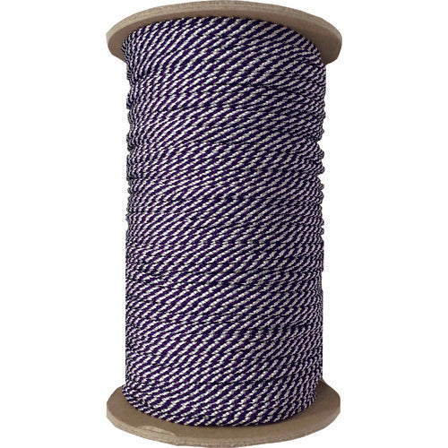 ユタカメイク 江戸打ち紐 紫白 約3mm×130m