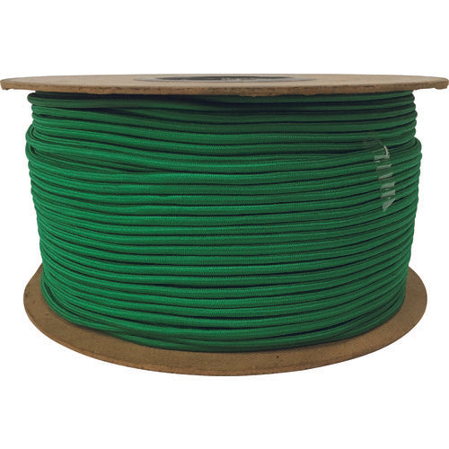 ユタカメイク タイトゴムロープドラム巻 4.5mm×200m グリーン