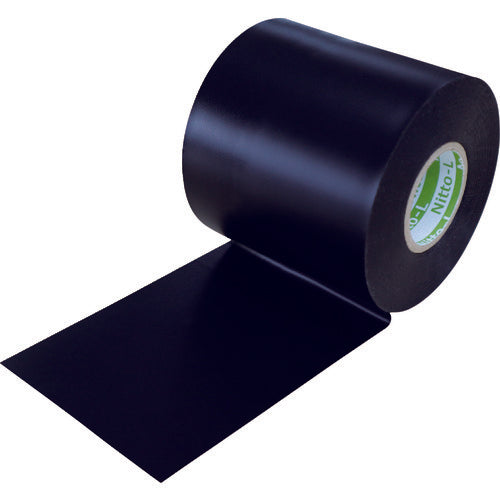 日東エルマテ 日東エルマテリアル 塩化ビニル系防食テープ NO.51LS 0.4mm×75mm×10M ブラック(2巻入り)