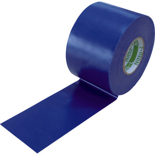 日東エルマテ 日東エルマテリアル 塩化ビニル系防食テープ NO.51LS 0.4mm×50mm×10M ブルー(5巻入り)