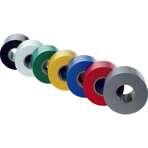 TRUSCO(トラスコ) 脱鉛タイプビニールテープ 50mmX20m 4巻入り 灰