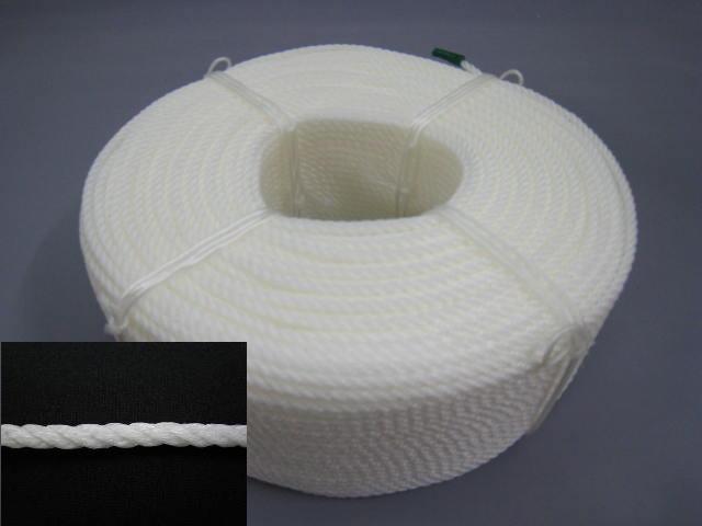 【軽量_耐水性】PEロープ_4mm200m巻・白色