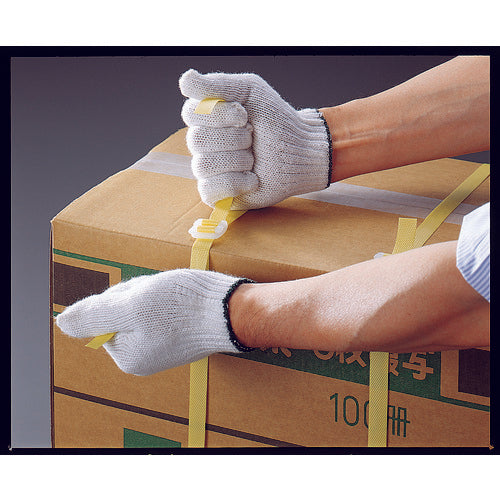 TRUSCO(トラスコ) 手締用PPバンド 15.5mmX1000m巻 黄