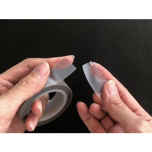 チューコーフロー 手切れフッ素樹脂フィルム粘着テープ ASFー121(TeCut) 0.13t×19w×10m PEコア