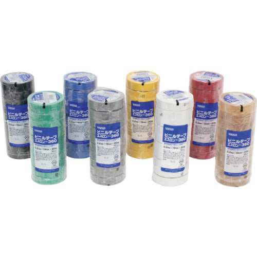 積水 エスロンテープ#360 50×10(4巻入り) 青