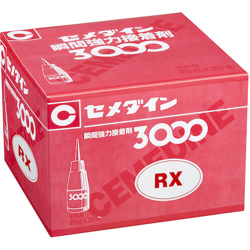 セメダイン 瞬間接着剤 3000RX(超速硬化・難接着タイプ) 20g AC−060