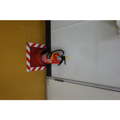 スリオン 危険表示用反射テープ 90mm×10m(赤/白)