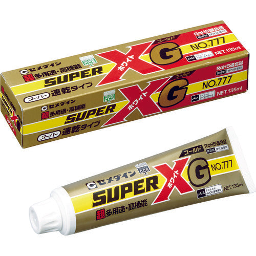 セメダイン スーパーXゴールドNo777(速硬化) ホワイト 135ml AX−112