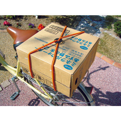 ユタカメイク ゴム リング付きバンジーコード 8mm×200mm 混色