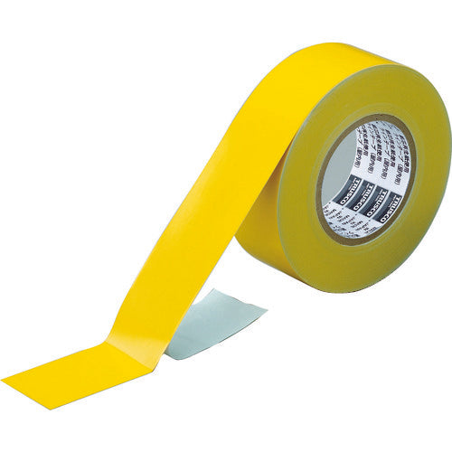 TRUSCO(トラスコ) ラインテープ 屋内用 幅50mmX長さ50m イエロー