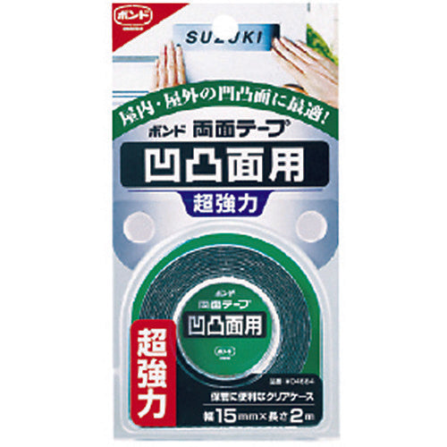 コニシ ボンド両面テープ 凸凹面用 0.85mm×15mm×2m