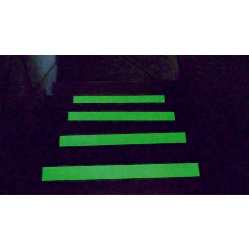 TRUSCO(トラスコ) 蓄光ノンスリップテープ 50mmX5m