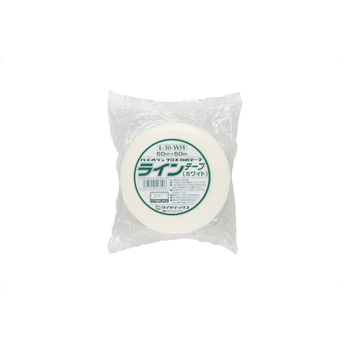 パイオラン ラインテープ 50mm×50m 白