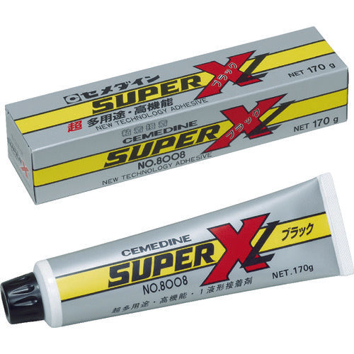 セメダイン スーパーX8008L ブラック 170g (低粘度品) AX−125