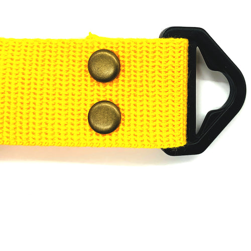 ユタカメイク 平ベルト金具 両面カシメ ブラウン 小オス・メス(各10個)