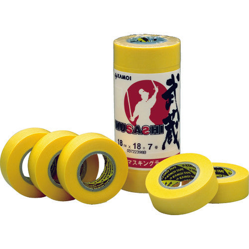 カモ井 和紙マスキングテープ 武蔵 15mm幅 (8巻入)