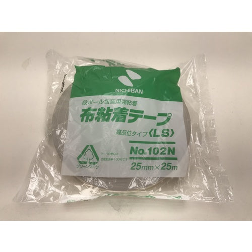 ニチバン 布粘着テープ102N黄土−25 25mmX25m