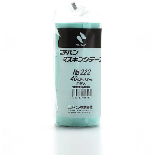 ニチバン マスキングテープ 222−40 40mm×18m(3巻入り)