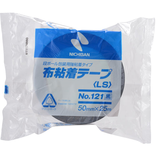 ニチバン 布粘着テープ121(クロ) 50mmX25m