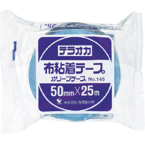 TERAOKA カラーオリーブテープ NO.145 黄 50mmX25M