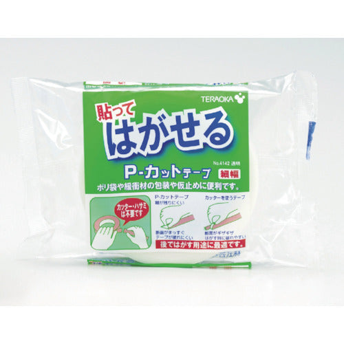 TERAOKA P−カットテープ NO.4142 青 18mmX25M
