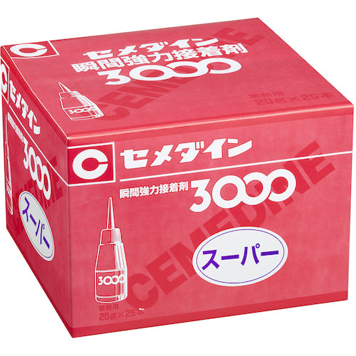 セメダイン 瞬間接着剤 3000スーパー(標準タイプ) 20g CA−018