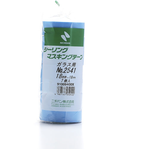 【入荷未定】ニチバン シーリングマスキングテープ(ガラス用)2541H−18 18mmX18m(7巻入り)