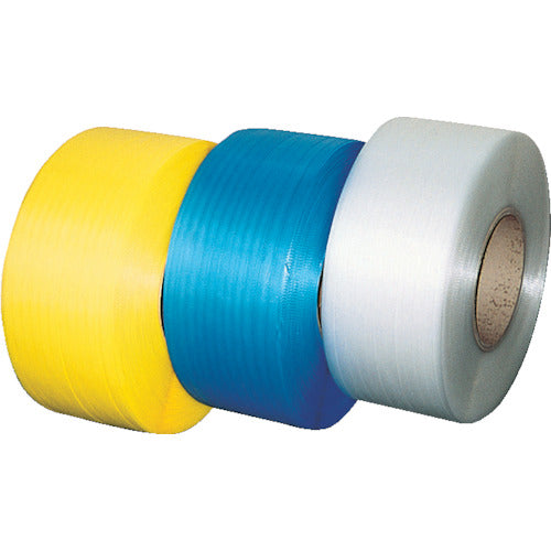 TRUSCO(トラスコ) 自動梱包器用PPバンド幅15.5mmX長さ2500m 黄