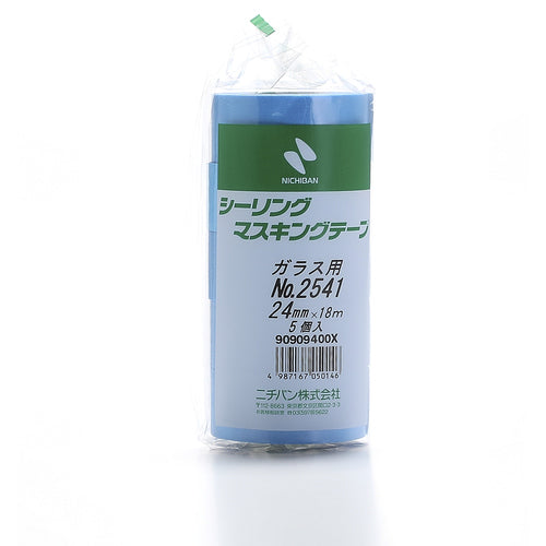 【入荷未定】ニチバン シーリングマスキングテープ(ガラス用)2541H−24 24mmX18m(5巻入り)