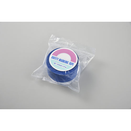 緑十字 クリーンルーム用ラインテープ 青 50mm幅×33m PET+PVC