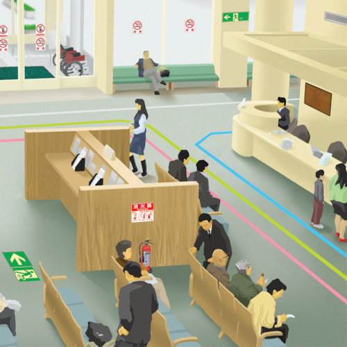 緑十字 ガードテープ(保護用テープ) 透明タイプ GT−2K 75mm幅×20m 屋内用