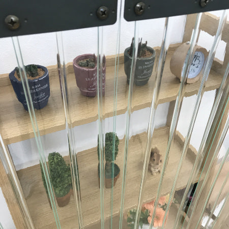 【特価】スワロンストリップドアシートリブ付き静電透明2mmx200mm(5m端材)