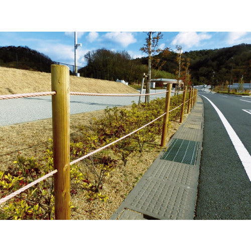 TRUSCO(トラスコ) 麻ロープ 3つ打 線径6mmX長さ20m