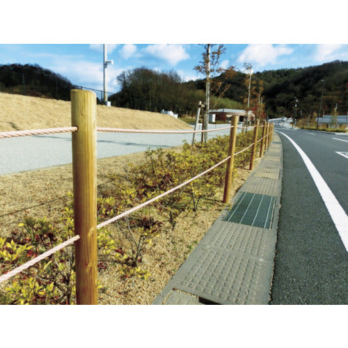 TRUSCO(トラスコ) 麻ロープ 3つ打 線径9mmX長さ20m