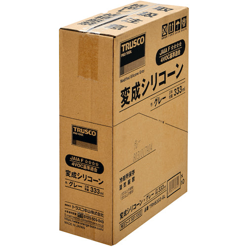 TRUSCO 変成シリコーン(グレー)333ml