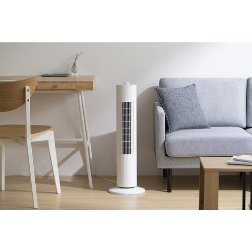 IRIS 106400 タワーファン メカ式 ホワイト