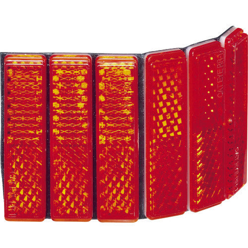 キャットアイ レフテープ 50mm×70mm 赤 (1枚入)