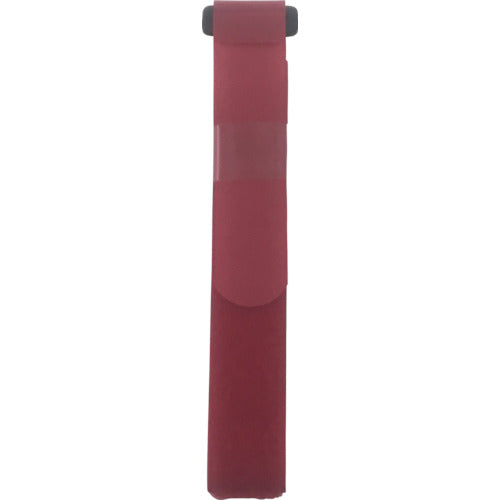 ユタカメイク マジックテープ 結束テープ 25mm巾×750mm レッド