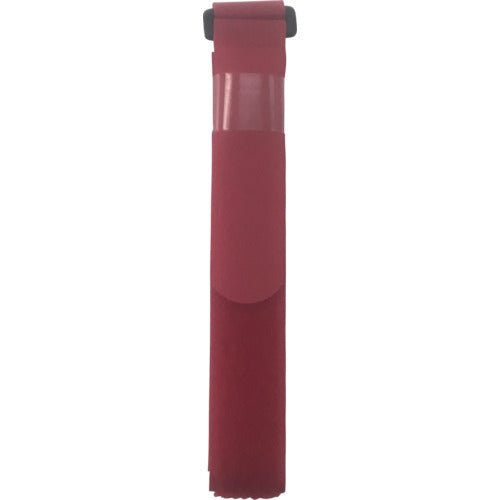 ユタカメイク マジックテープ 結束テープ 25mm巾×1050mm レッド