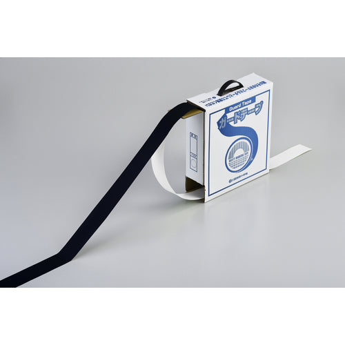 緑十字 ガードテープ(ラインテープ) 黒 GT−501BK 50mm幅×100m 屋内用