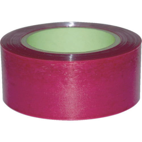 TRUSCO(トラスコ) ストレッチフィルム 厚みμ20X幅50mmX長さ300m 赤